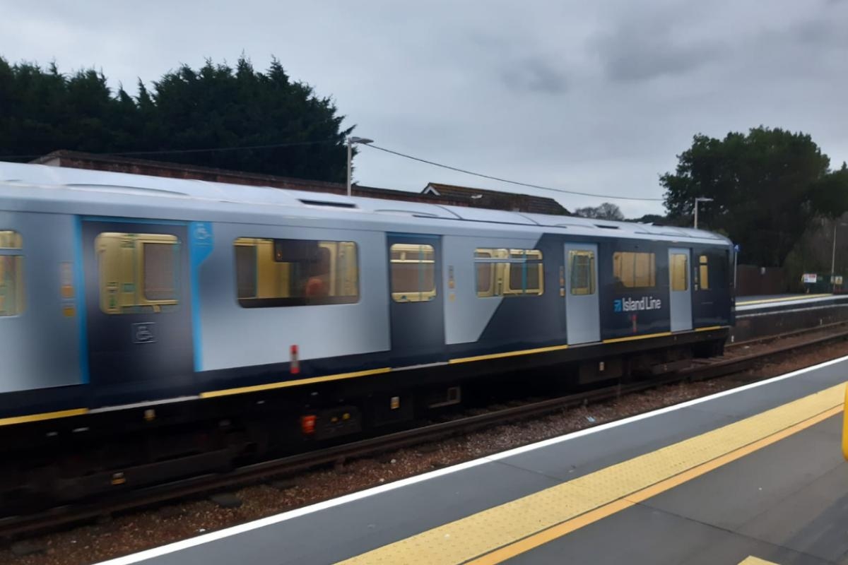 Man caught trespassing on train track with a knife