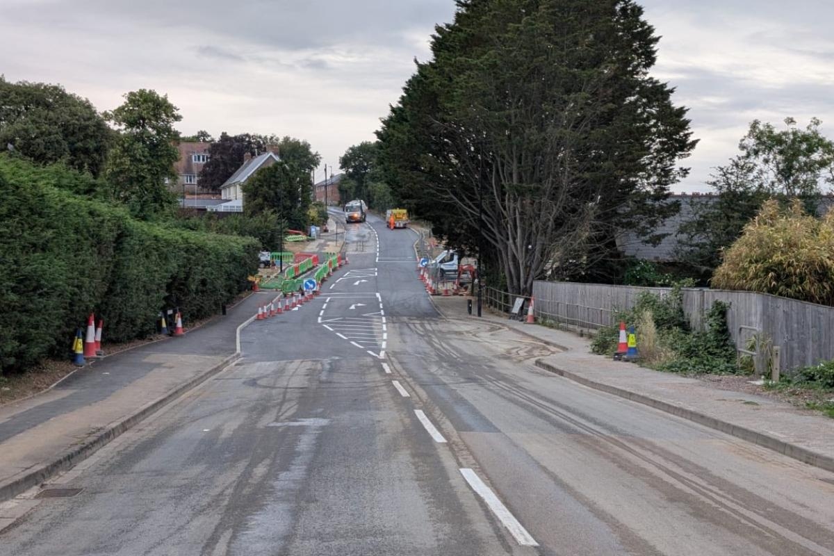 Horsebridge Hill reopened ahead of schedule after overnight roadworks completed