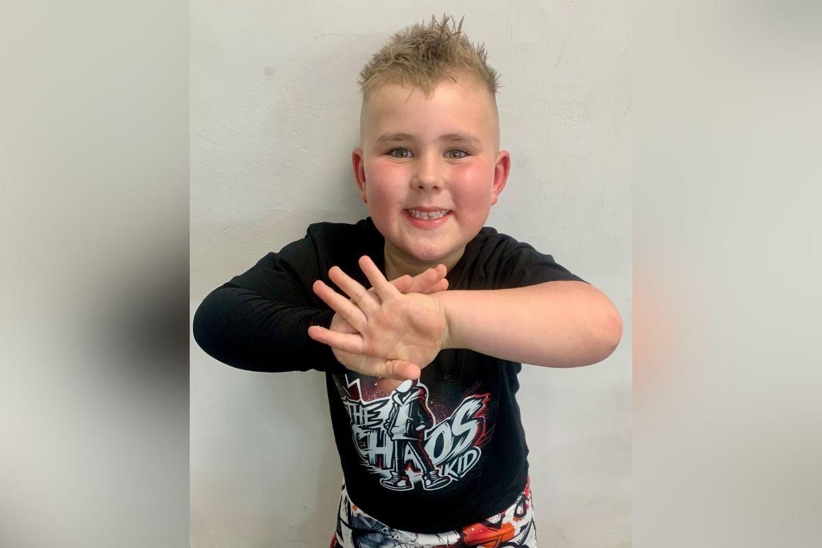 Six-year-old 'Chaos Kid' Charlie could be UK's youngest wrestler