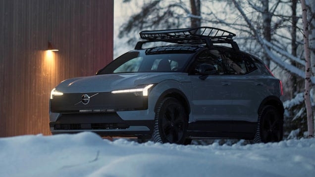 Volvo EX30 Cross Country Is An Adorable Electric Off-Roader With Raised Suspension And Rugged Looks