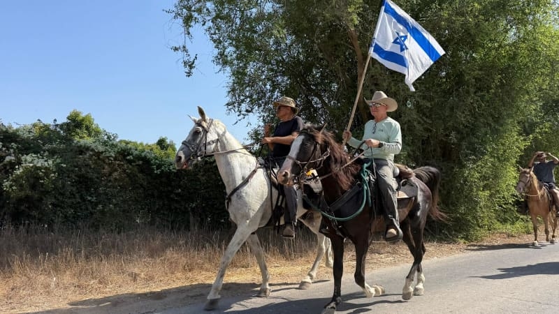 'We can save the next family from the worst': Former hostages rally on horseback at Nir Oz