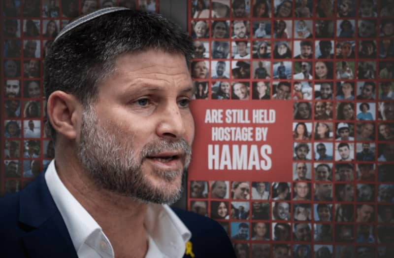 Smotrich: 'I will not allow signing a partial deal that gives Hamas oxygen and a lifeline'