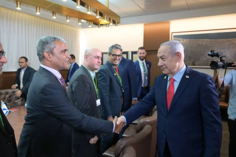 Israel will not annex Gaza, Netanyahu tells reporters in meeting with Indian envoy