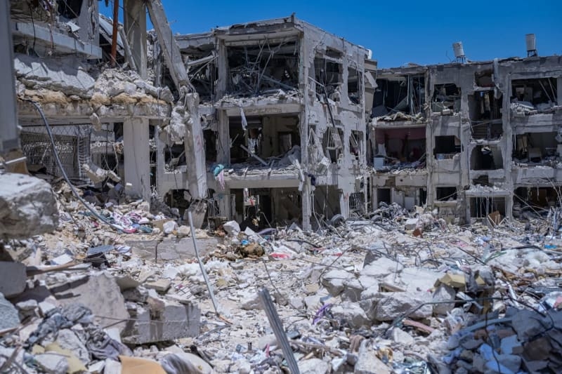 Jaffa resident turns Iranian missile attack rubble into profit