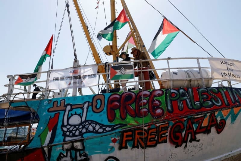 Israeli naval forces seize Gaza-bound aid flotilla Handala