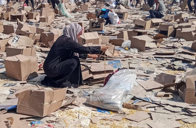 Hamas threats to aid staff reason for halted food distribution, GHF says