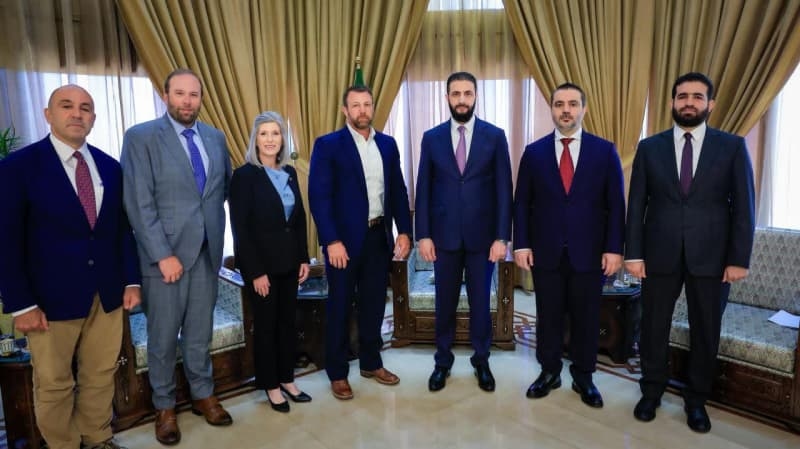US congressmen meet Syria's leader al-Sharaa, highlighting new ties between two countries