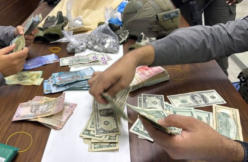 Seven million shekels seized from terror financing businesses in West Bank raids