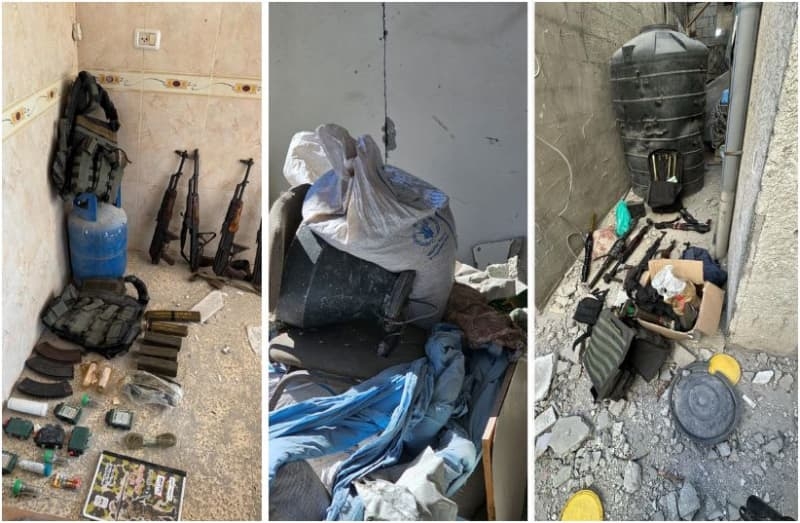 IDF troops destroy Hamas military assets in schools throughout Gaza