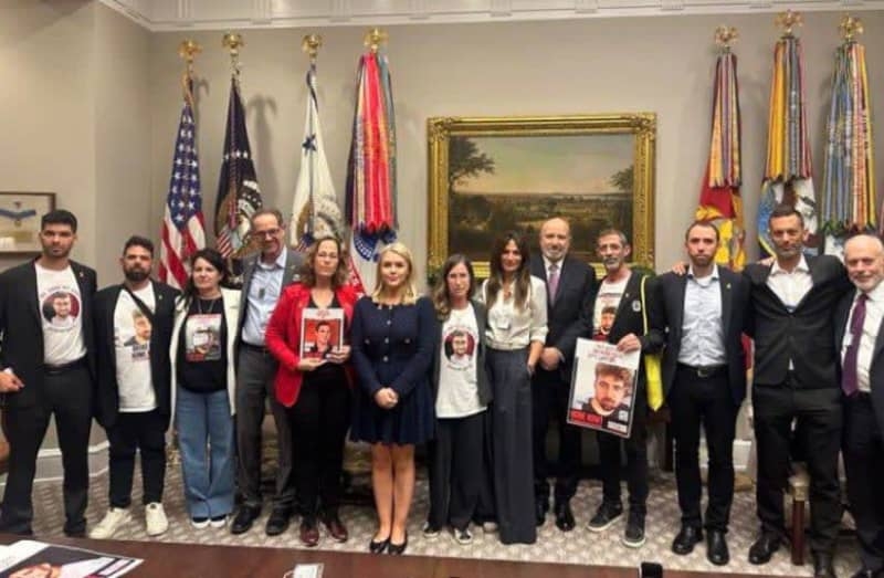 Gaza hostage survivors, family members meet Witkoff, Leavitt at White House