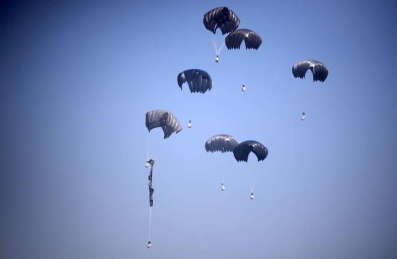 Singapore joins Gaza aid airdrops, IDF seals 7-km. terror tunnel in Beit Hanun