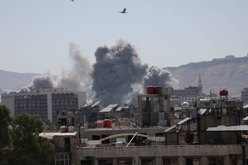 Western diplomats were within meters of Israeli strikes in Damascus, sources say