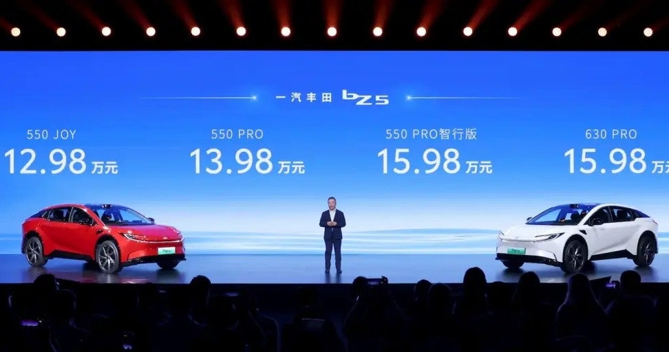 FAW Toyota launches new bZ5 electric SUV
