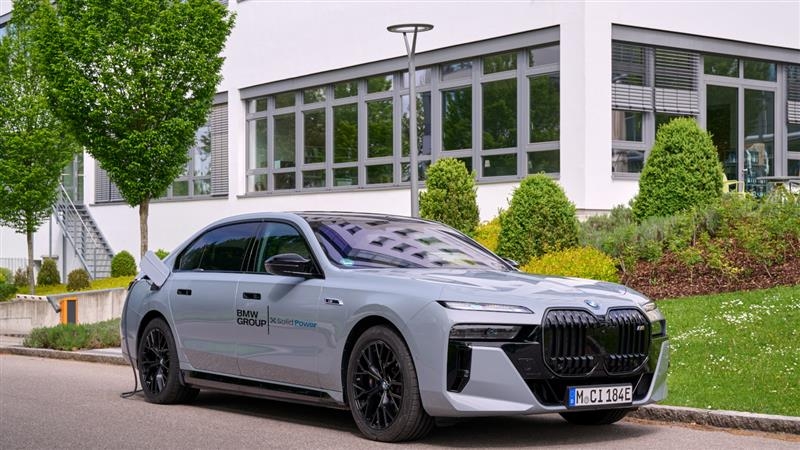 BMW Group tests all-solid-state battery technology in i7 vehicle