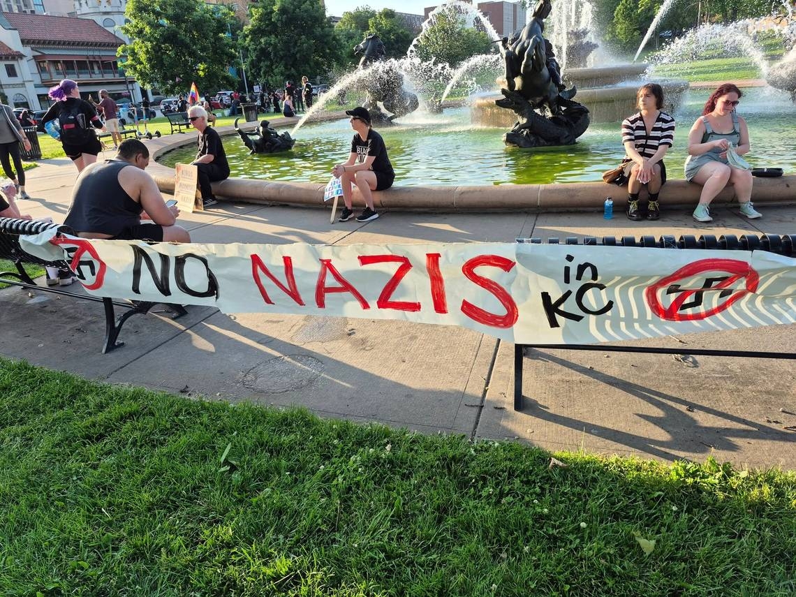 Hundreds gathered in KC to denounce last weekend's white nationalist march
