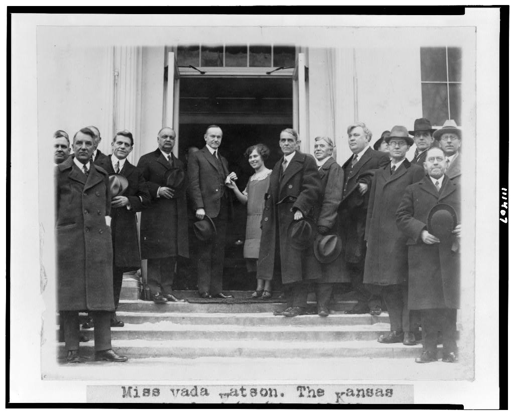 A century ago, Kansans celebrated by introducing Wheat Girl to the president. Madness followed.