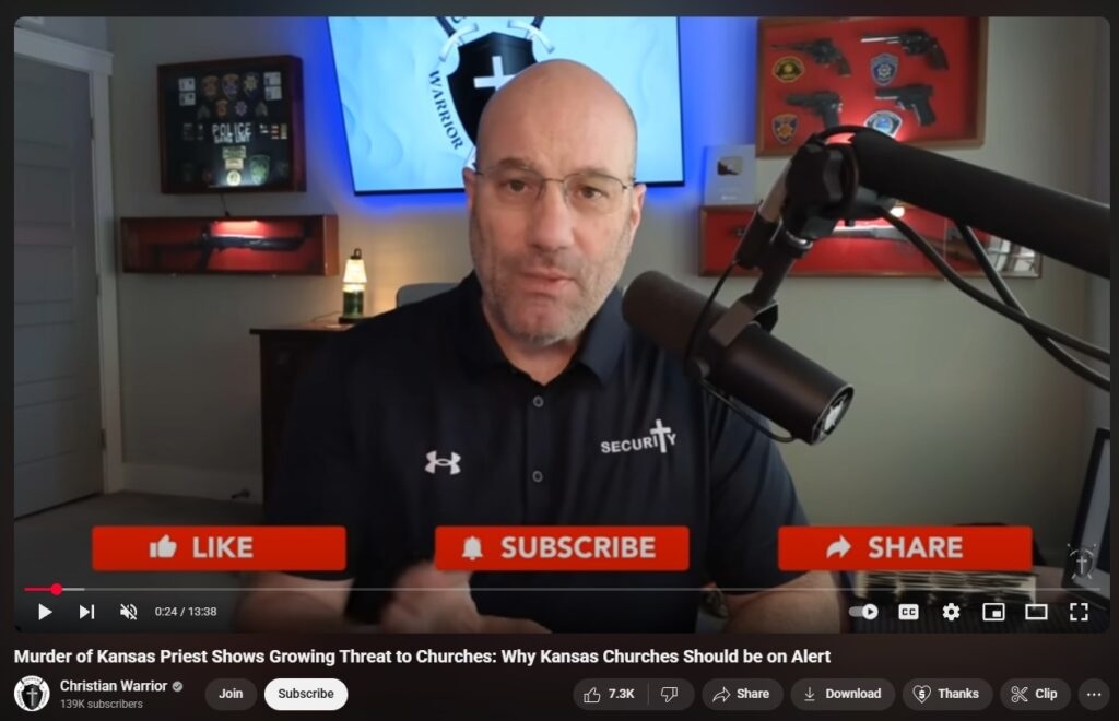 What is a Christian Warrior? Shooting of Kansas priest draws attention of church security YouTuber
