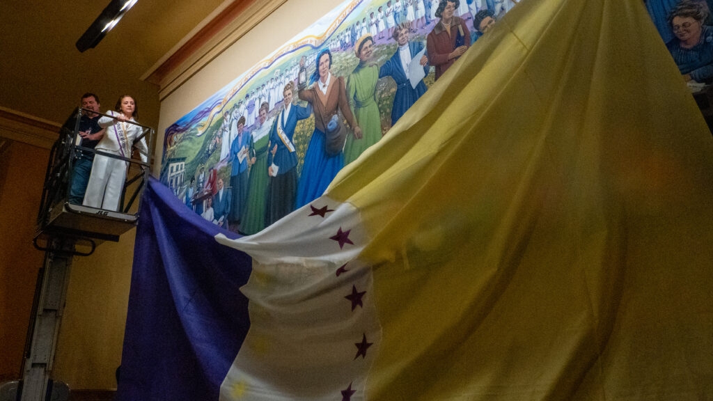 Kansas Statehouse's newest art installation, first by woman artist, celebrates suffragists