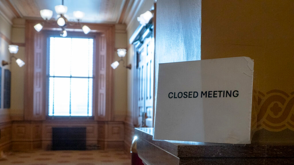 Kansas House GOP has gathered secretly throughout 2025 session, doing people's business in the dark