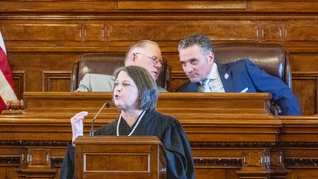 Kansas Senate Republicans take up plan to rewrite constitution to elect Supreme Court justices