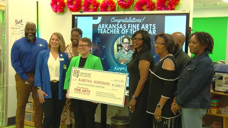 Otter Creek Elementary School teacher named 2025 Arkansas Fine Arts Teacher of the Year