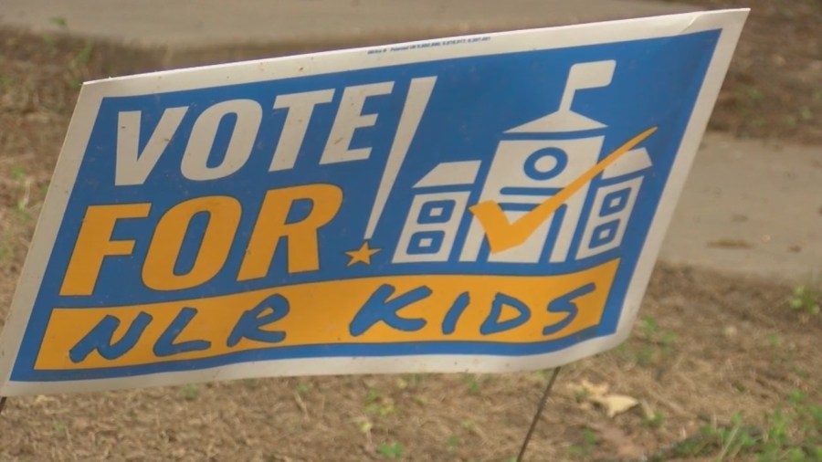 Parents and North Little Rock millage committee leaders speak about early voting to improve schools