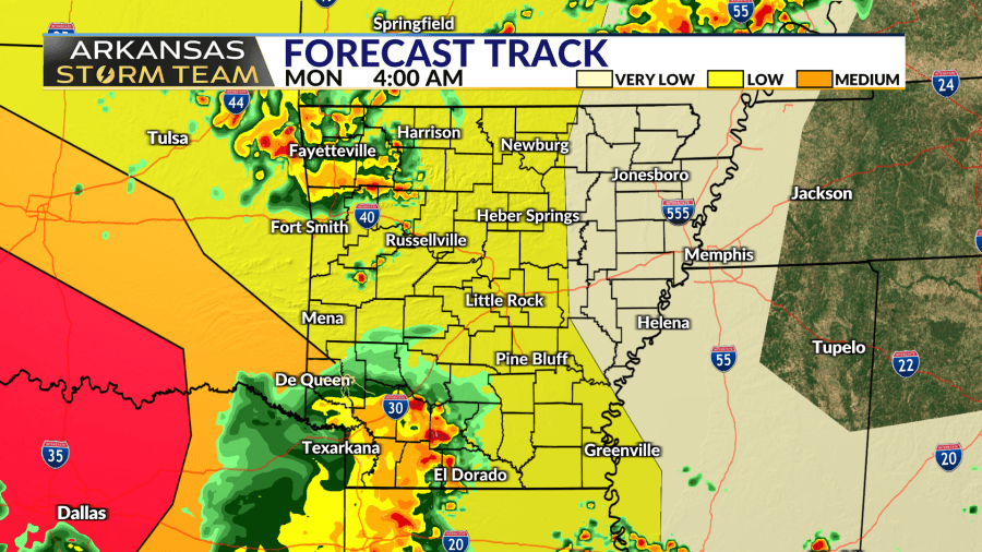 Arkansas Storm Team Forecast: Overnight Storms Expected
