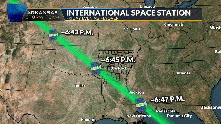 AST Blog: LOOK UP, ARKANSAS! The International Space Station Will Soar Overhead Friday Evening