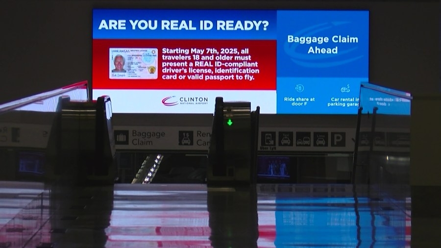 Travelers at Little Rock airport see change as REAL ID enforcement begins