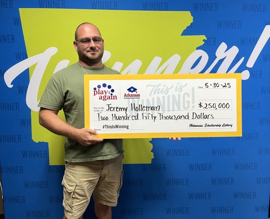 Benton man wins $250,000 in Arkansas Scholarship Lottery