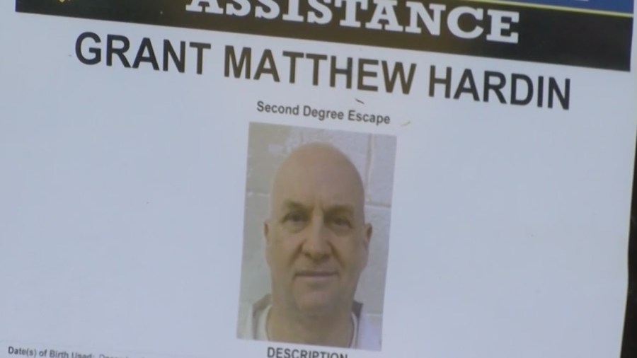 Search continues over a week for escaped Arkansas inmate Grant Hardin