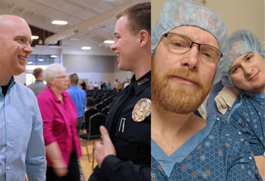 Benton police officers become inseparable through kidney donation