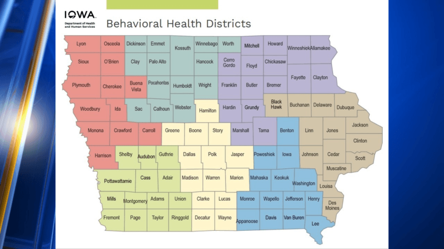 New Iowa Behavioral Health Districts to affect Siouxland health services