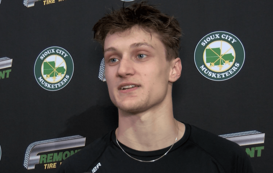 Musketeers captain Liam Hupka named finalist for USHL's Gaudreau Award