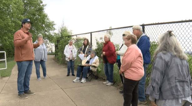 Memorial celebration of Chief War Eagle