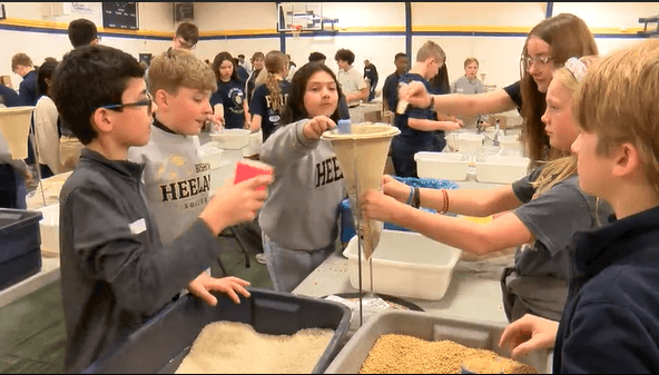 Bishop Heelan students pack 120,000 meals for families overseas