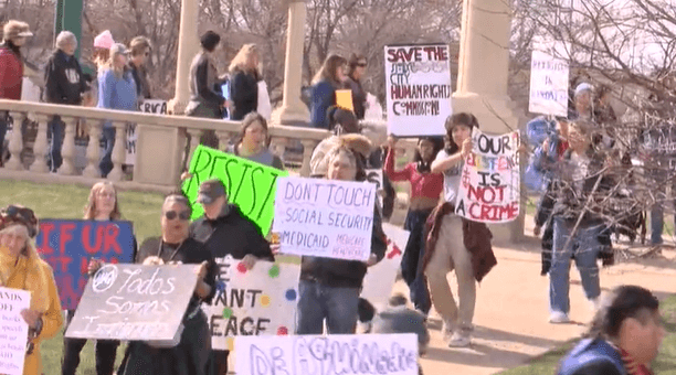 ‘United We Stand' rally marches through Siouxland