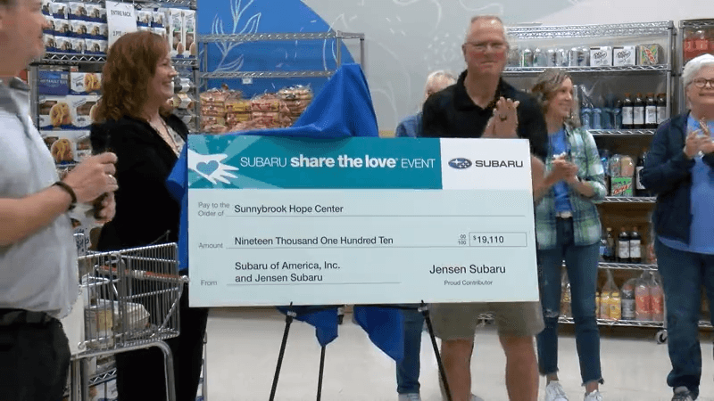 Record breaking donation given to Sunnybrook Hope Center