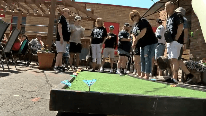 Over 100 teams compete in the River-Cade Minigolf Barstool Pub Crawl
