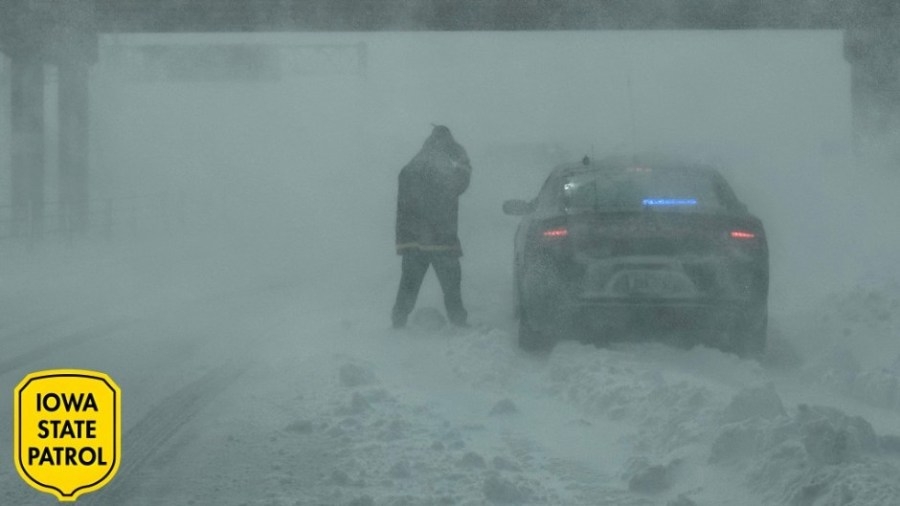Siouxland tri-state troopers respond to over 100 crashes during winter storm