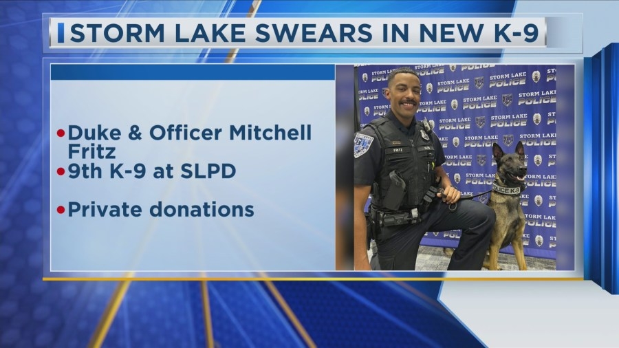 Meet the new officer at Storm Lake Police Department