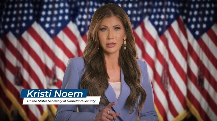 DHS Secretary Kristi Noem announces new ad campaign