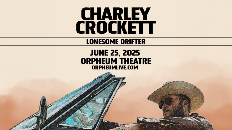 Grammy-nominated Charley Crockett to perform in Orpheum Theatre