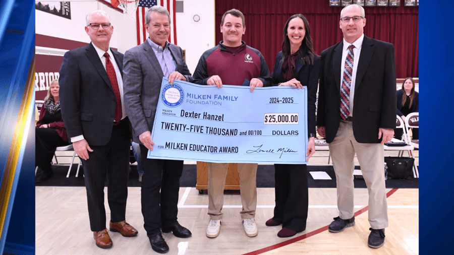 Northeast Nebraska teacher presented with prestigious Milken Educator Award