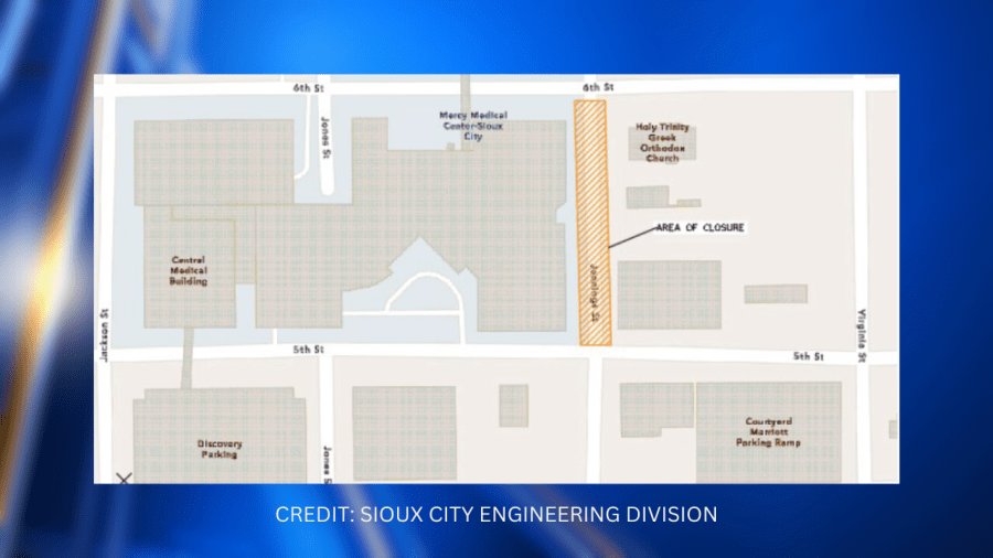 Part of Jennings Street closed for utility work