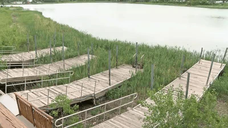 Blue Lake water levels suffering from dry conditions