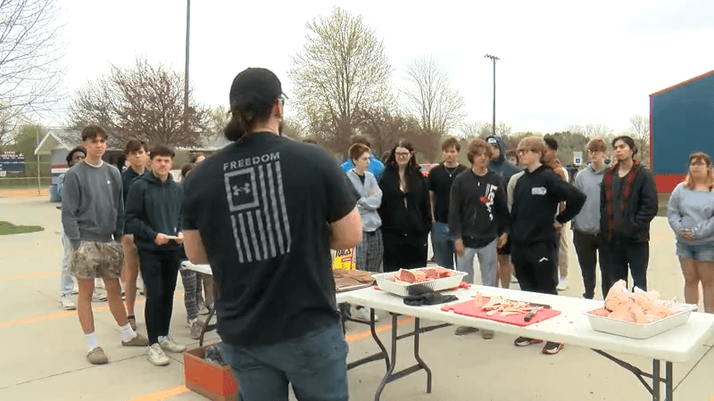 North High School ProStart students host barbecue