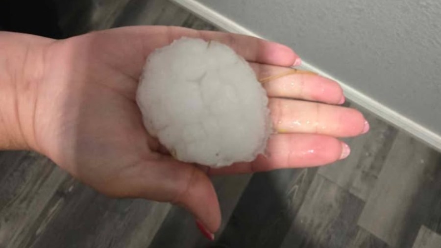 Photos: Baseball-sized hail falls in Colorado after ‘rare' overnight storm