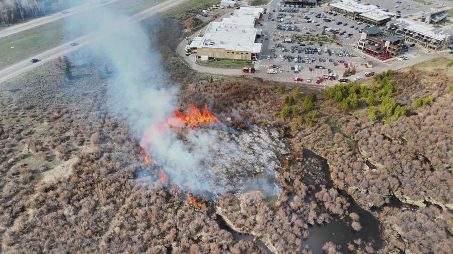 Suspect arrested in Frisco wildfire that closed I-70 on Saturday