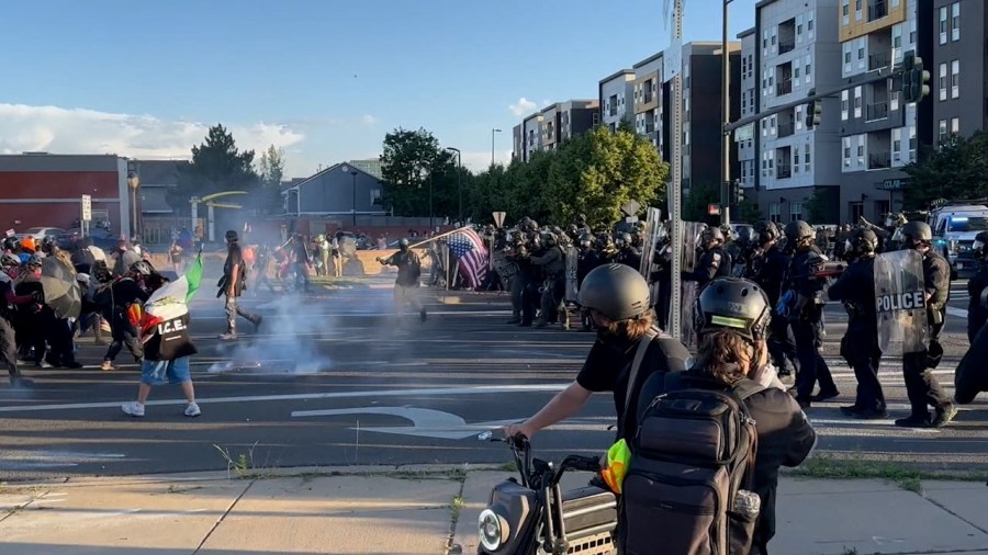 Demonstrator at Denver ‘No Kings' protest details moments before smoke deployed, arrests
